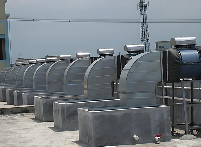 ボイラーファンシステムにおけるRVE32シリーズの応用